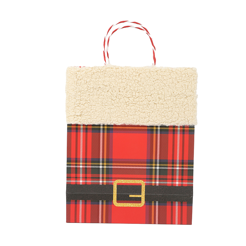 Christmas Flannel Gift Bag